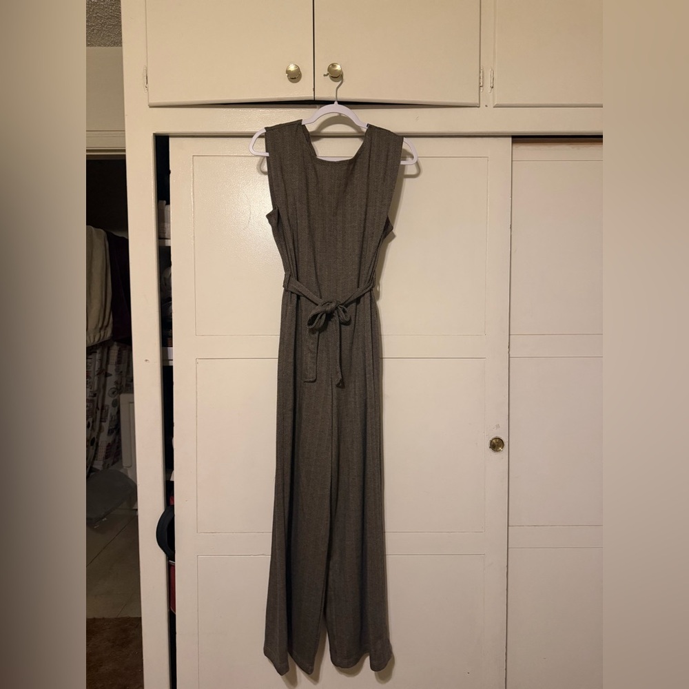 London Max Studio tweed brown romper